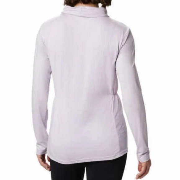 Columbia Omni-Wick Pale Lilac Cowl Neck Long Sleeve Activewear Shirt XXL NWT - Picture 11 of 11